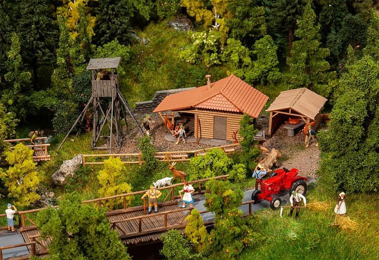Jagdhütte Mit Hochsitz