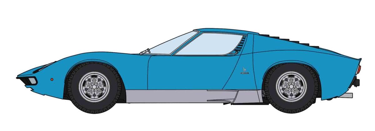 Lamborghini Miura P400 Sv Blue Body
