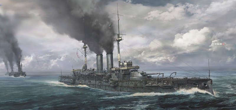 Ijn Mikasa, Waterline