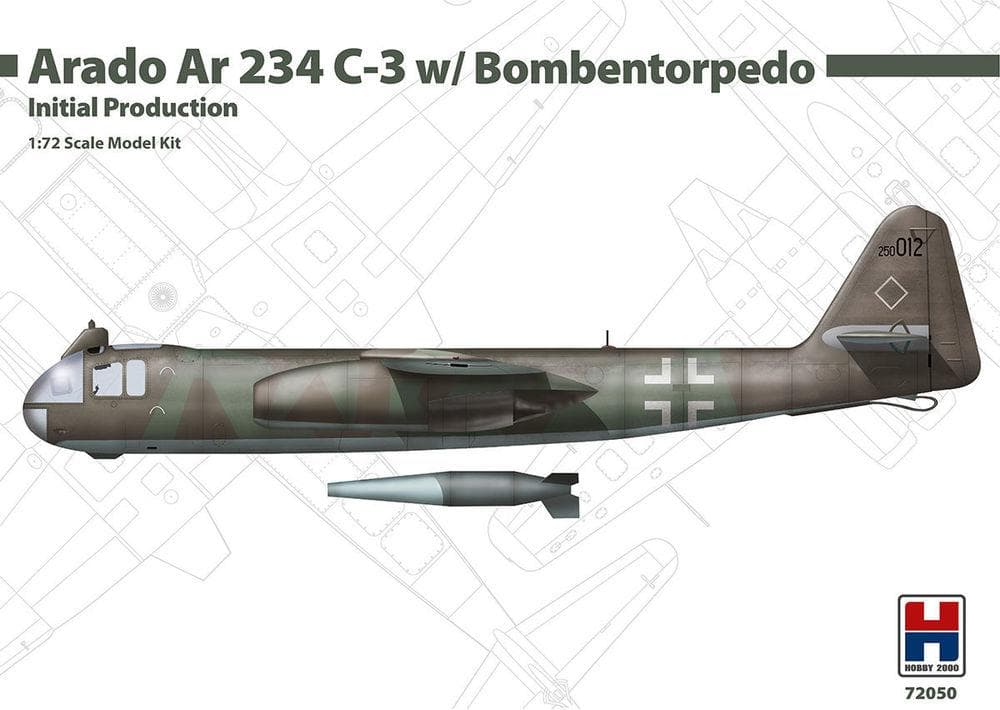Arado Ar 234 C-3 W/ Bombentorpedo Initial Production