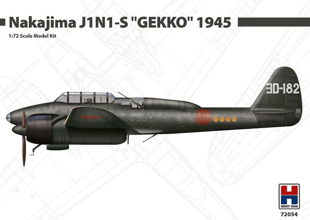 Nakajima J1n1-S Gekko 1945