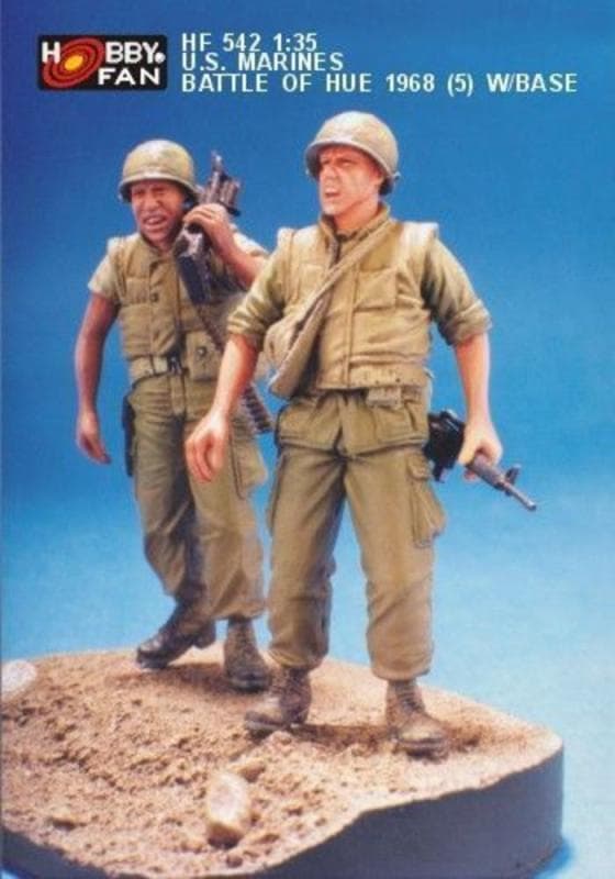 U.S. Marines Battle Of Hue 1968(5)W/Base