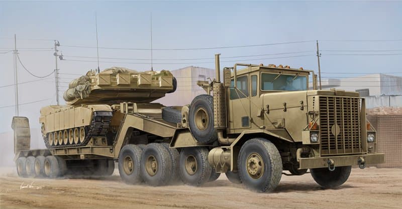 M911 C-Het W/M747 Heavy Equipment Semi-Trailer