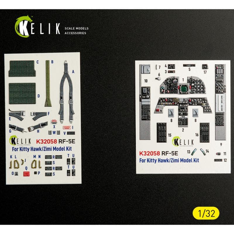 Rf-5e - Interior 3d-Decals [Kitty Hawk]