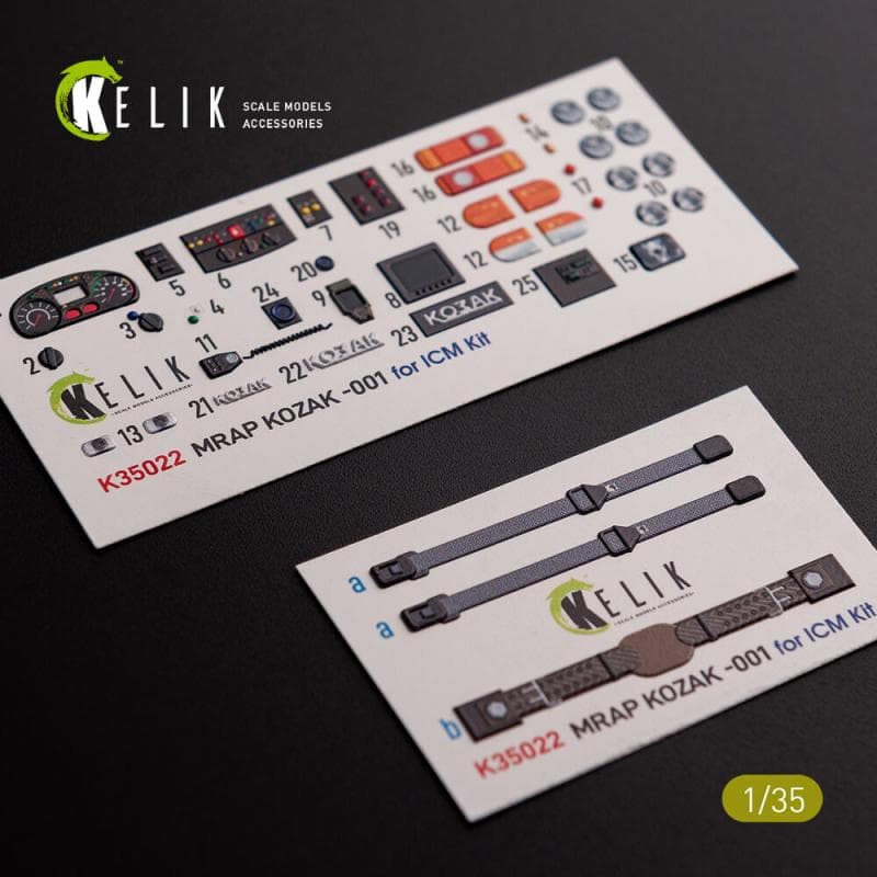 Kozak-001 Ukrainian Mrap - 3d-Decals [Icm]