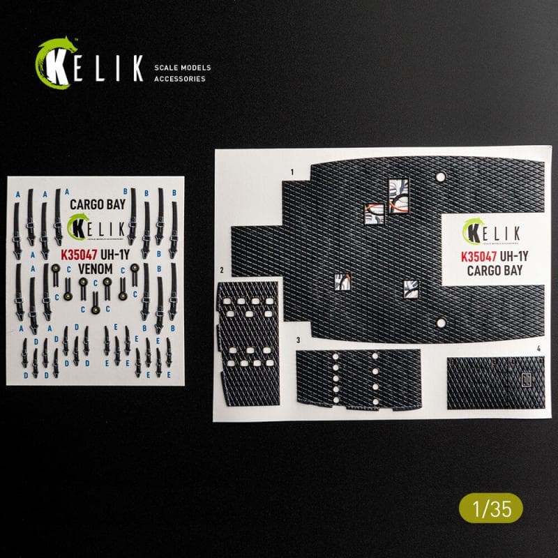 Uh-1y Venom Cargo Bay - Interior 3d-Decals [Trumpeter]
