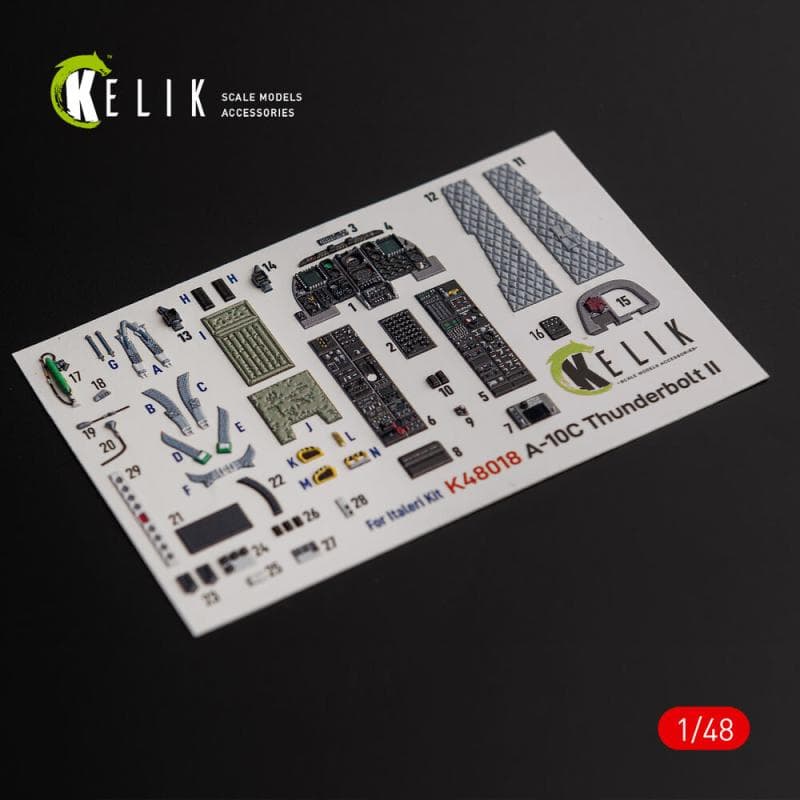 A-10c Thunderbolt Ii - Interior 3d-Decals [Italeri]