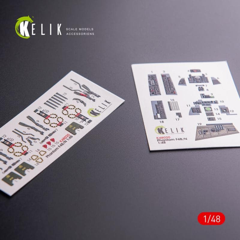 F-4 (B,N) Phantom Ii - Interior 3d-Decals [Academy]