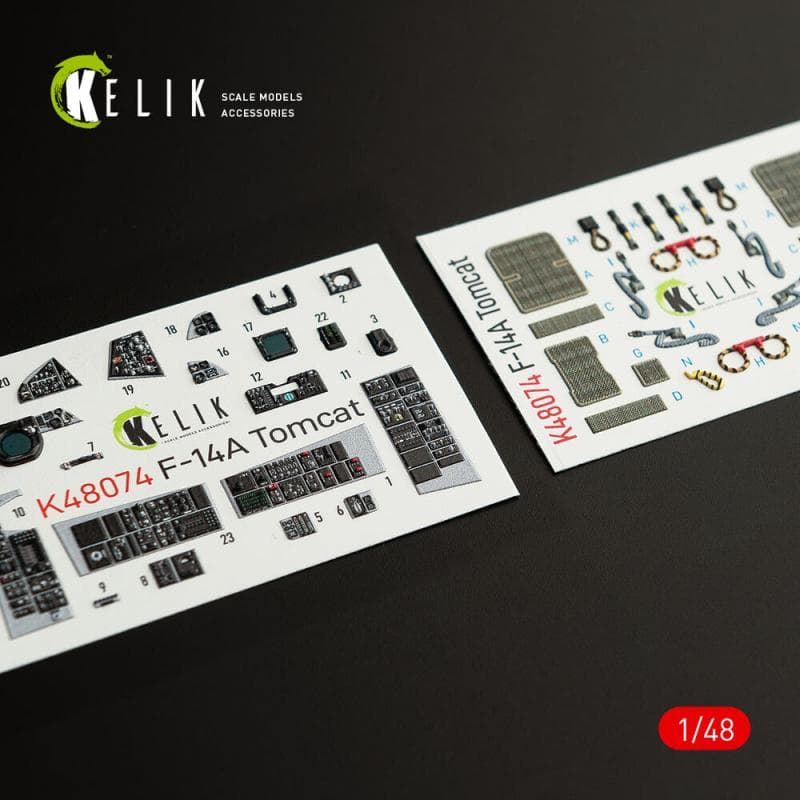 F-14a Tomcat - Interior 3d-Decals [Italeri]