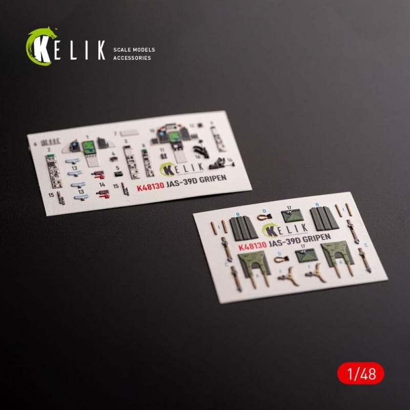 Jas-39 D - Interior 3d-Decals [Italeri]