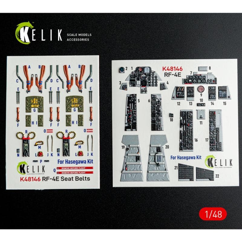 Rf-4e - Interior 3d-Decals [Hasegawa]
