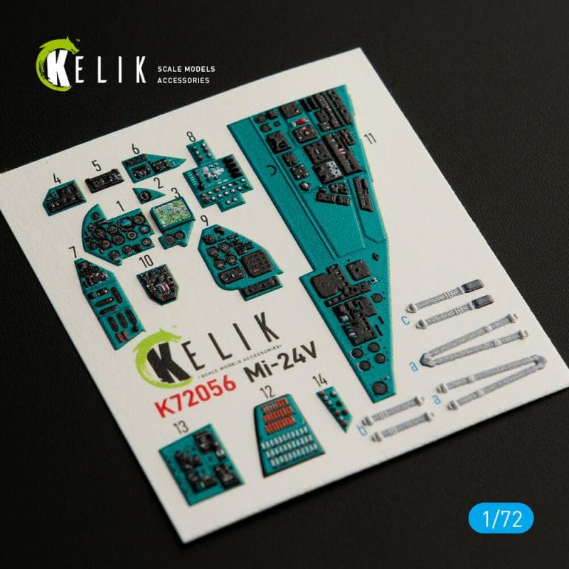 Mi-24v  - Interior 3d-Decals [Hobbyboss]