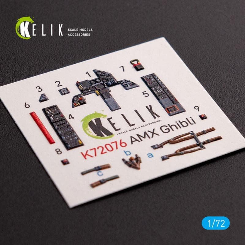 Amx Ghibli - Interior 3d-Decals [Italeri]