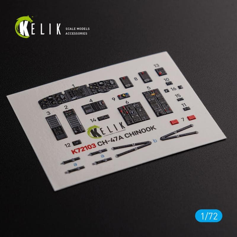 Ch-47a - Interior 3d-Decals [Trumpeter]