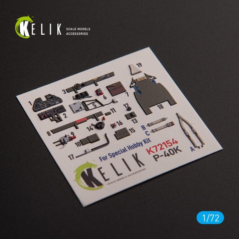 P-40k - Interior 3d-Decals [Special Hobby]
