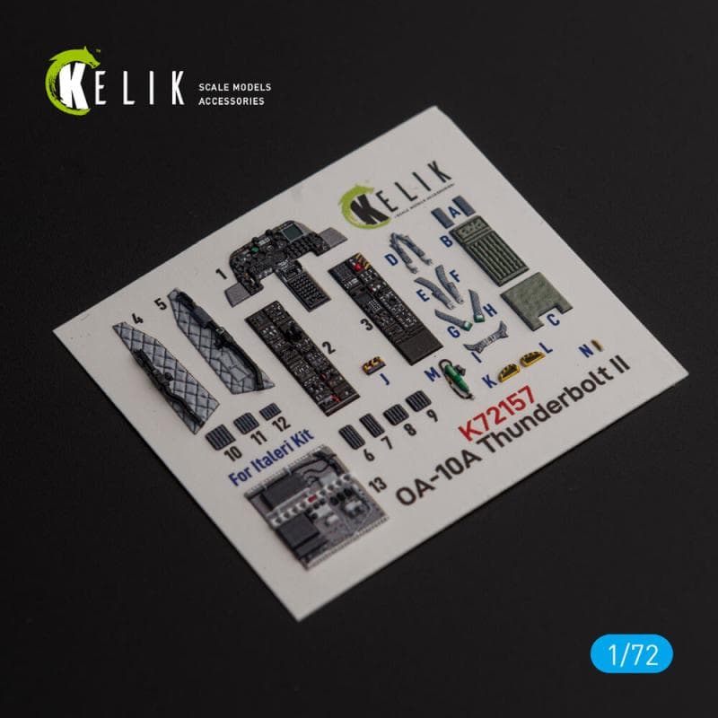Oa-10a Thunderbolt - Interior 3d-Decals [Italeri]