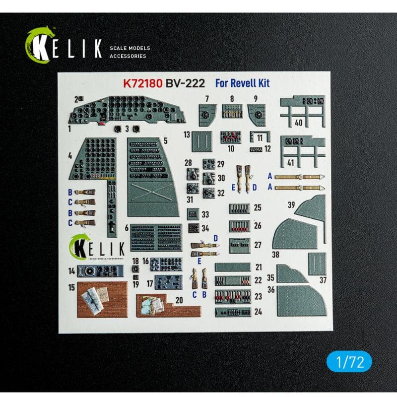Bv-222 - Interior 3d-Decals [Revell]