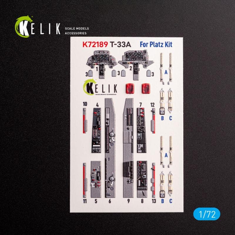 T-33a Shooting Star - Interior 3d-Decals [Platz]