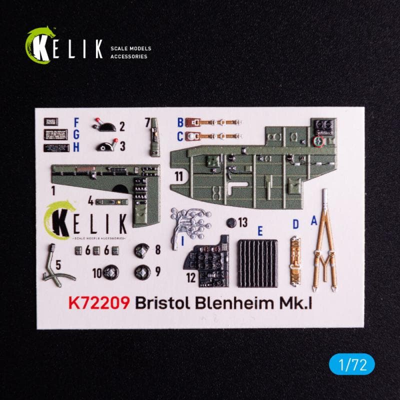 Bristol Bleninheim Mk.1 - Interior 3d-Decals [Airfix]