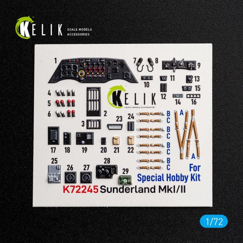 Sunderlend Mki/Ii - Interior 3d-Decals [Special Hobby]