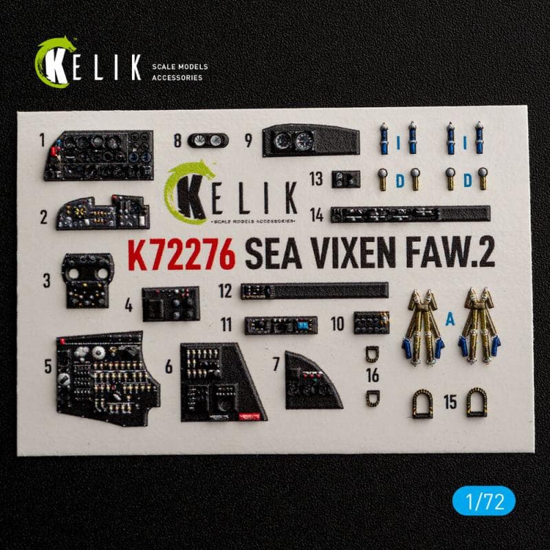 Sea Vixen Faw.2 - Interior 3d Decals [Cyberhobby]