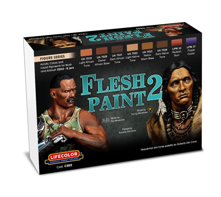 Flesh Paint Set 2 [8 X 22 Ml]