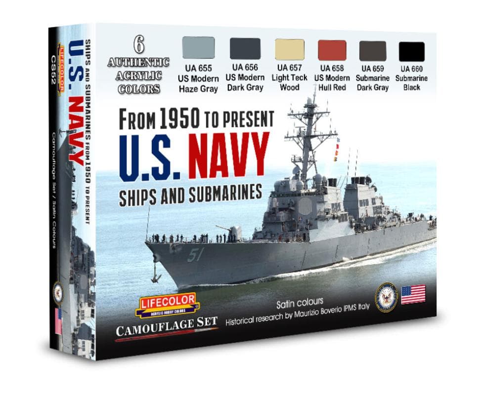 Us Navy From 1950 To Present [6 X 22 Ml]