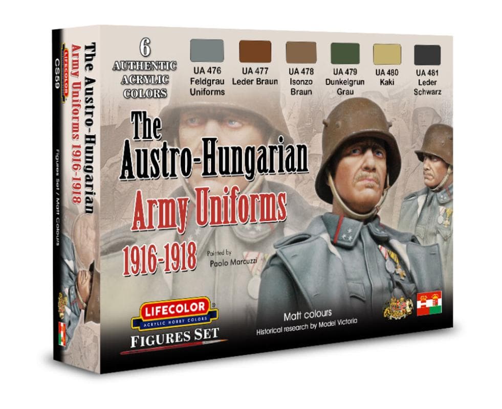 The Austro-Hungarian Army Uniforms 1916-1918 [6 X 22 Ml]
