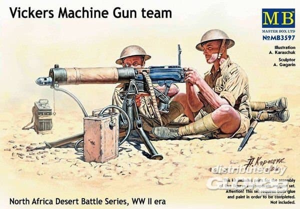 Vickers Machine-Gun Crew, Desert Battle