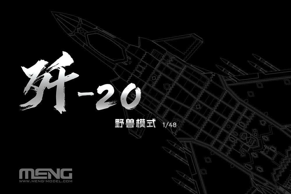 Chinese J-20 Stealth Fighter Beast Mode
