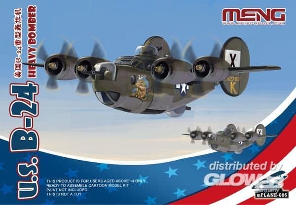 U.S. B-24 Heavy Bomber (Cartoon Model)