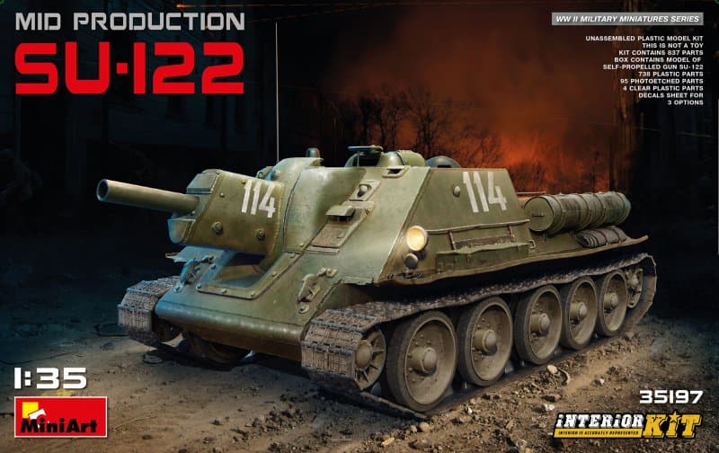 Su-122 (Mid Production) W/ Interior Kit