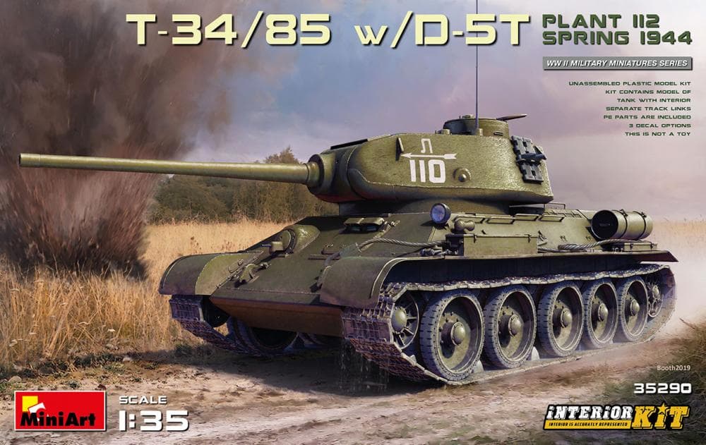 T-34/85 W/D-5t. Plant 112. Spring 1944 - Interior Kit