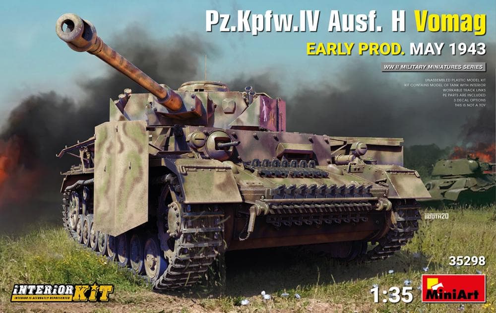 Pz.Kpfw.Iv Ausf. H Vomag. Early Prod. (May 1943) Interior Kit