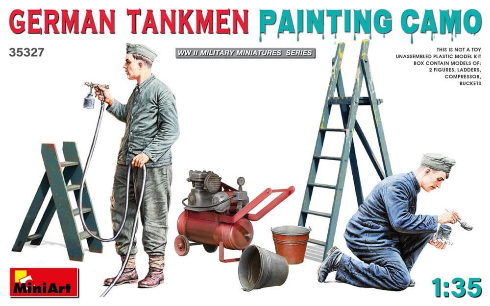 German Tankmen. Painting Camo