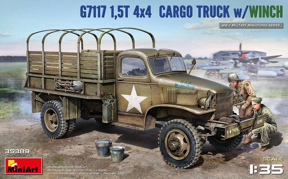 1,5t 4x4 G7117 Cargo Truck W/Winch
