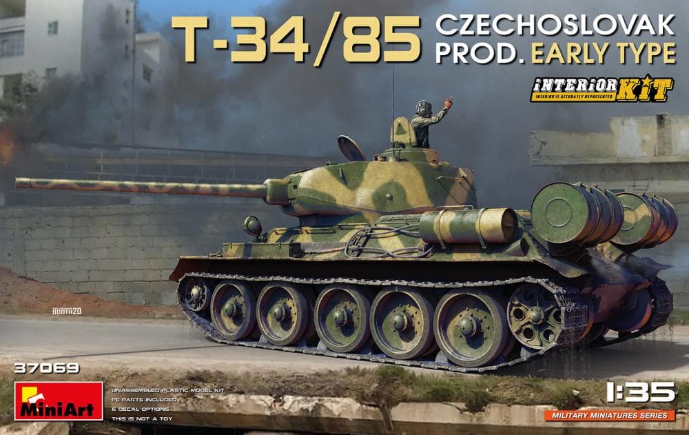 T-34/85 Czechoslovak Prod. Early Type - Interior Kit