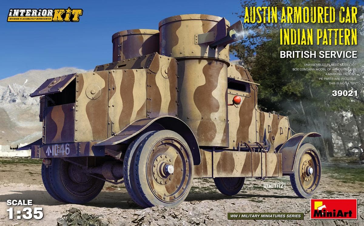 Austin Armoured Car Indian Pattern - British Service - Interior Kit