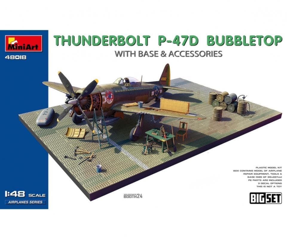 Thunderbolt P-47d Bubbletop - Dioramenset