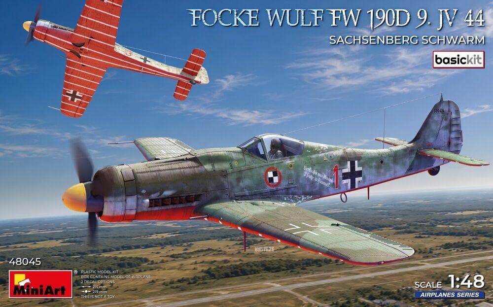 Focke-Wulf Fw 190d-9. Jv 44  Sachsenberg Schwarm - Basic Kit