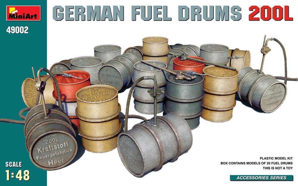 German Fuel Drums 200l