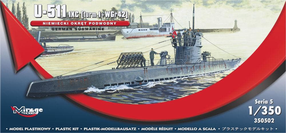 German U-Boot U-511 - Ix C (Turmi+Wgr42)