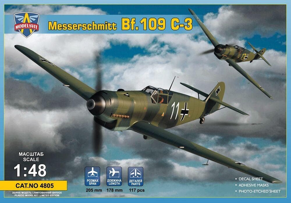 Bf.109 C-3 German Wwii Fighter