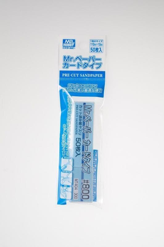 Mr. Paper Card Type Sand Paper #800 (50 Pcs)