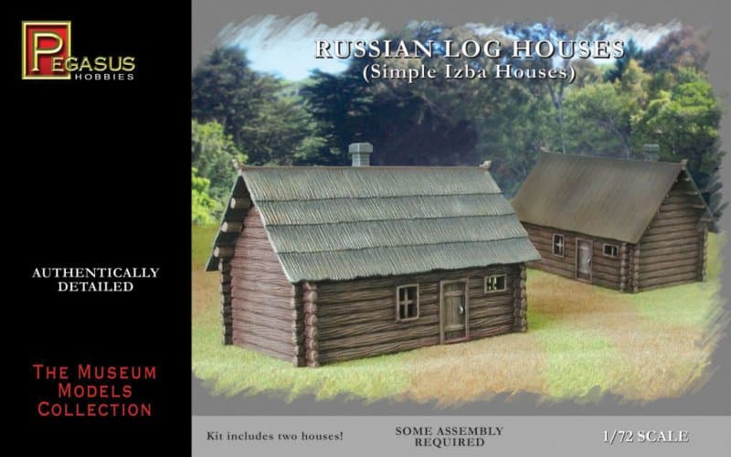 Russian Single Storey Log House 2 Pcs