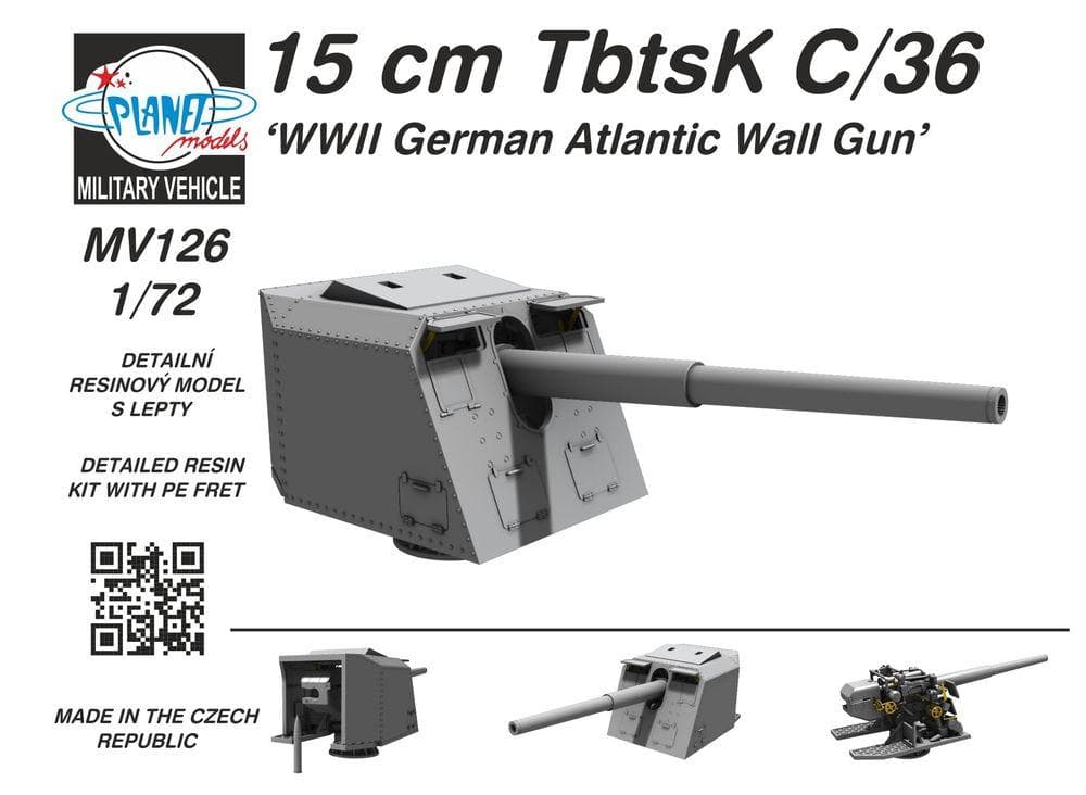 15 Cm Tbtsk C/36 Wwii German Atlantic Wall Gun
