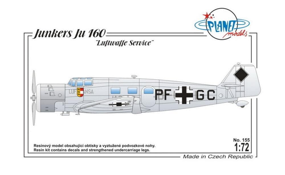 Junkers Ju 160 Luftwaffe Serv. Ger.,Wwii