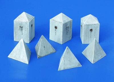 Panzerbarrikaden Pyramidenform Set Ii