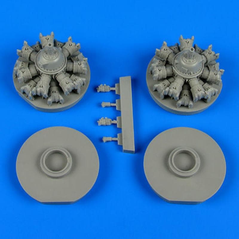 B-25 Mitchell - Engines [Italeri]