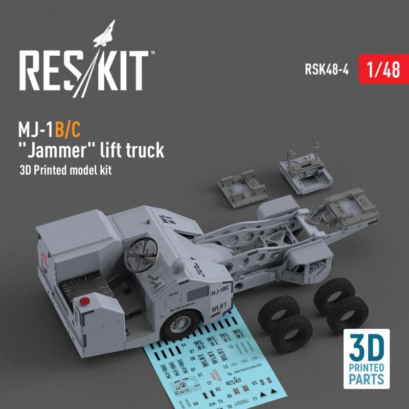 Mj-1b/C Jammer Lift Truck (3d Printed Model Kit)